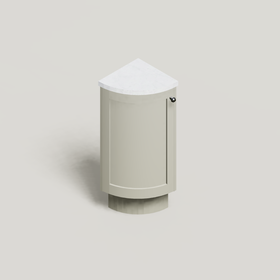Cabinet · Curved base end