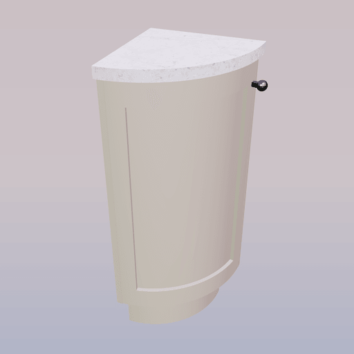 Cabinet · Curved base end