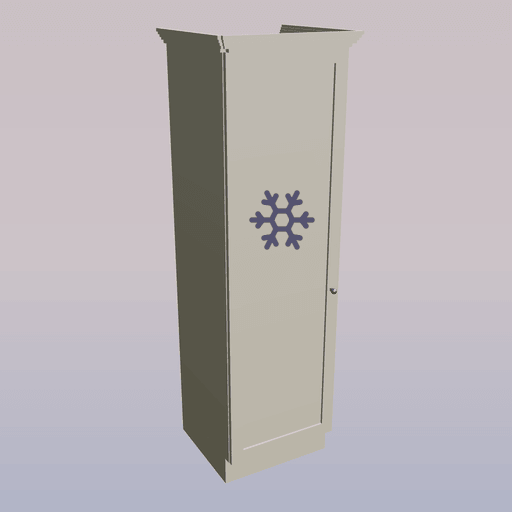Cabinet · Integrated fridge