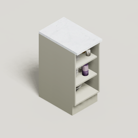 Cabinet · Open shelves