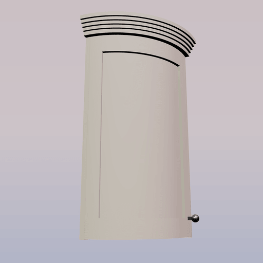 Cabinet · Curved wall end