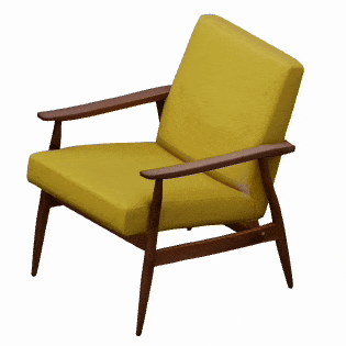Generated 3D chair model