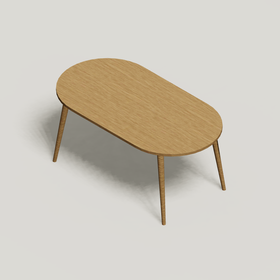 Dining Table Oval 4 6