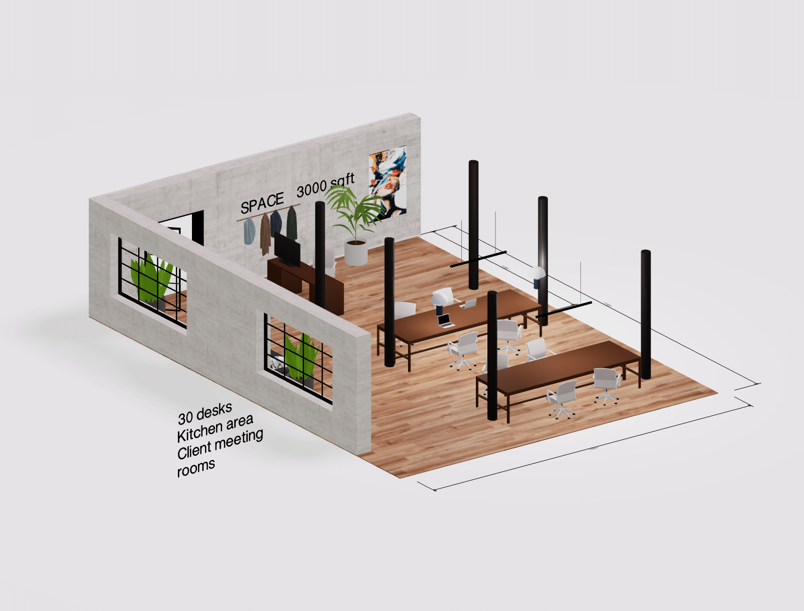 Professional
            3D office design tool