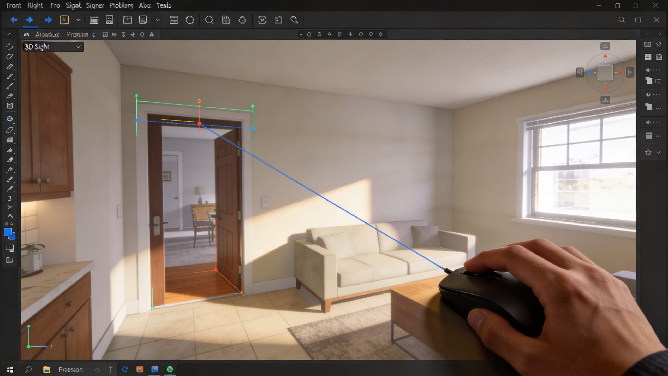 Ignoring Sight Lines Between Connected Spaces.jpg