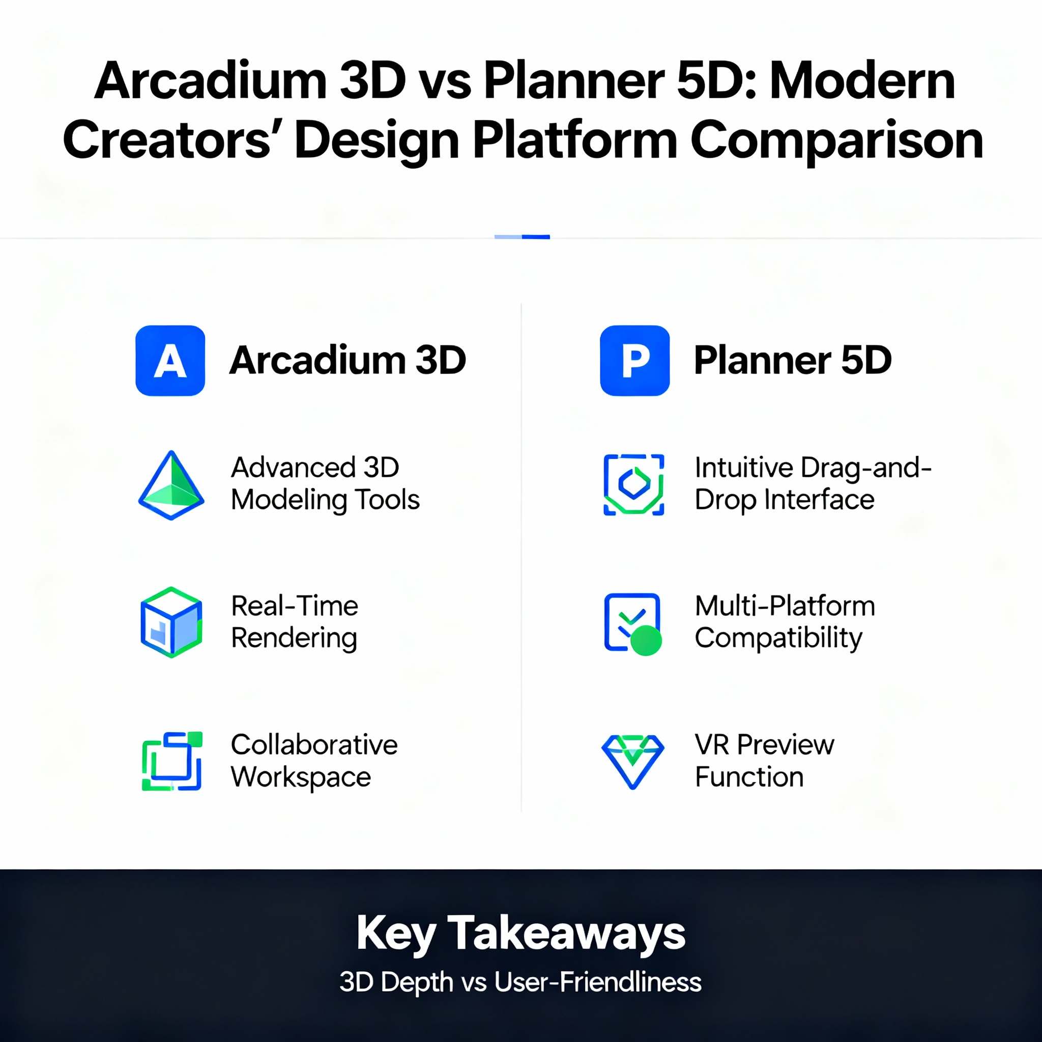 Arcadium 3D vs Planner 5D: Which Design Platform Delivers More for Modern Creators