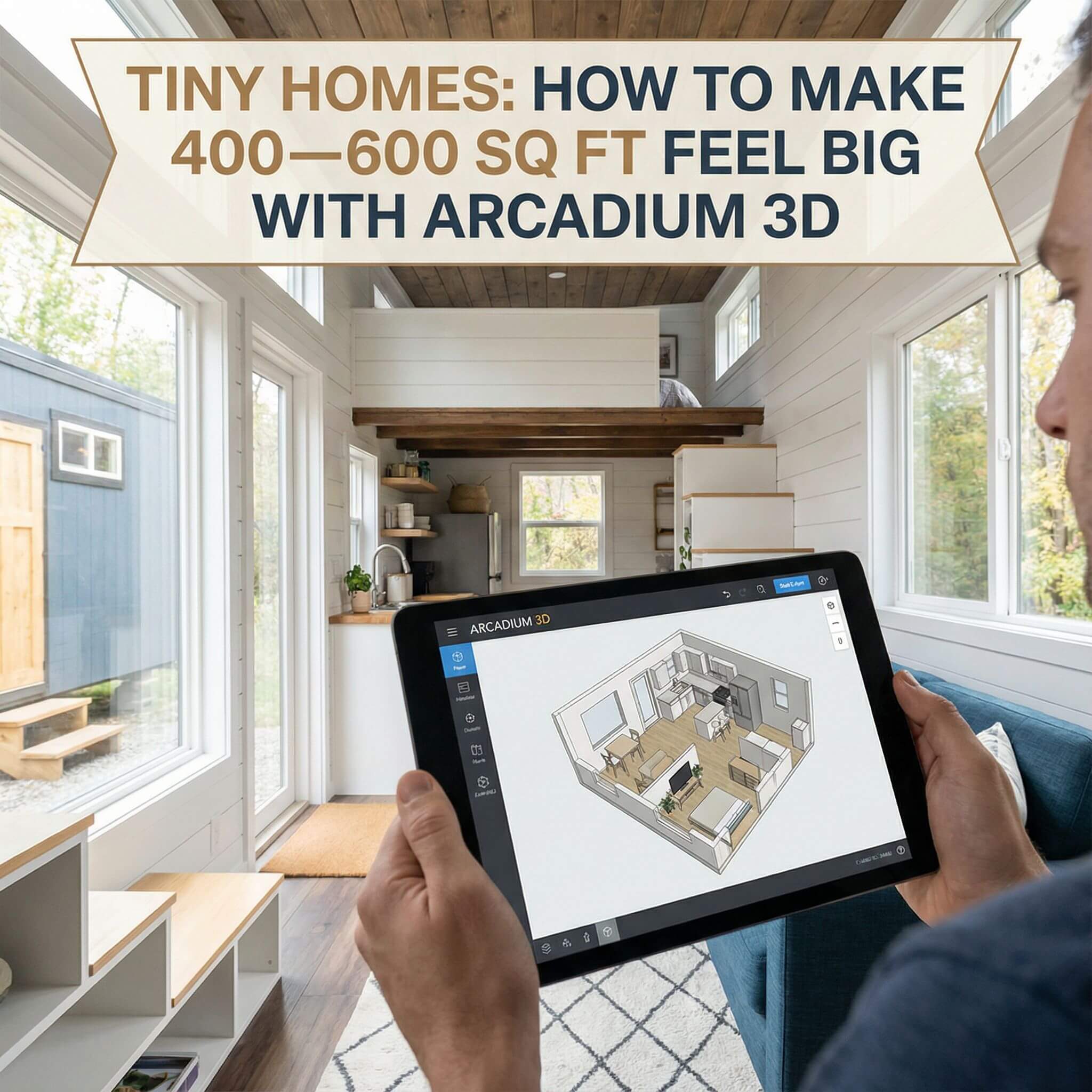 Tiny Homes: How to Make 400–600 sq ft Feel Big